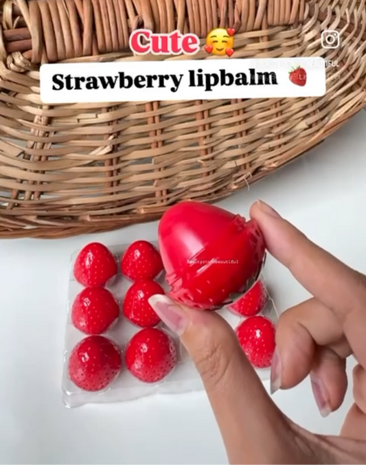 Strawberry lip balm