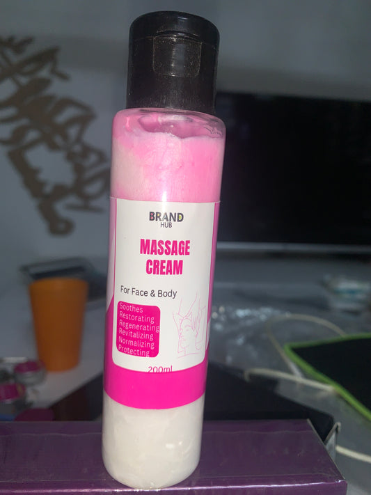 Massage cream Brand hub