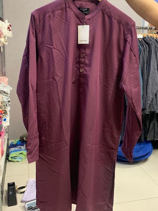 Sapphire mehroon mens kurta