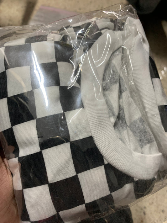 White and black kids suit