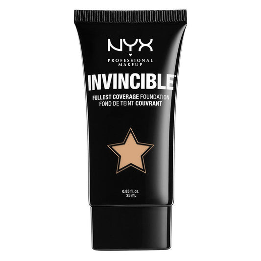 NYX Professional Makeup Invincible Foundation, Nude Beige, 0.85 Fluid Ounce