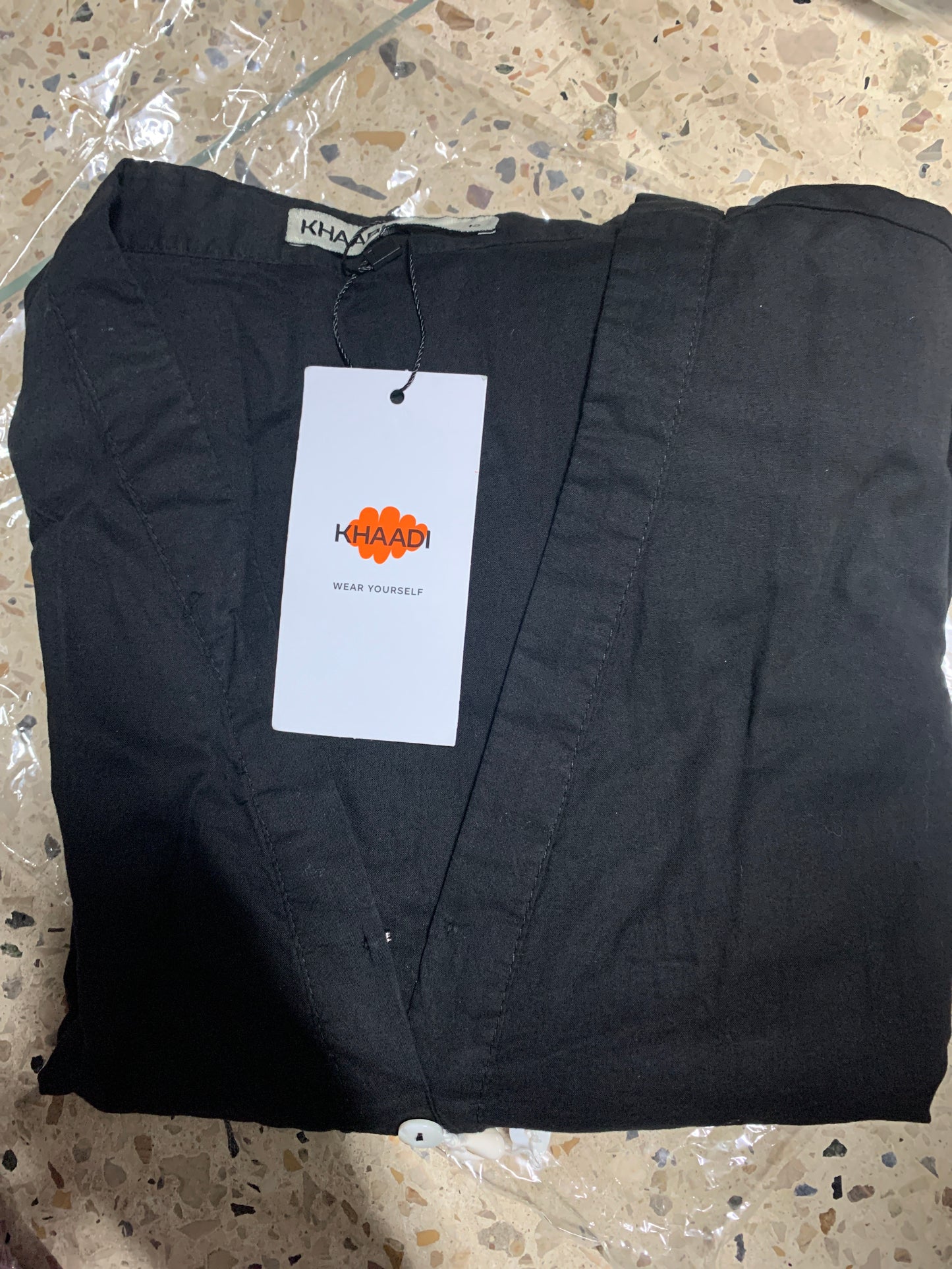 Khaadi black shirt