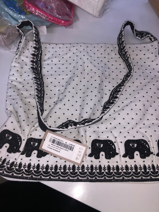 J. Embroided Cotton sling hand bag for ladies.