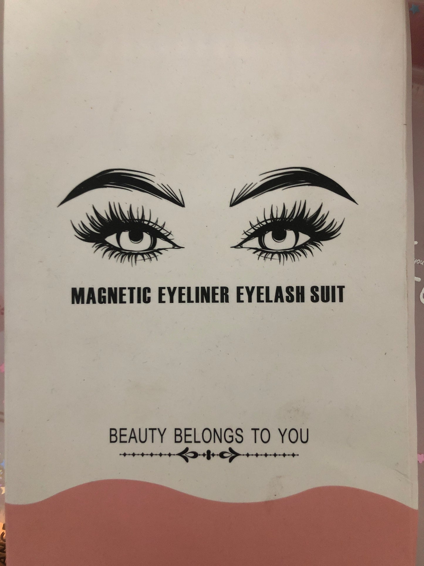 Magnetic eye liner eyelashes