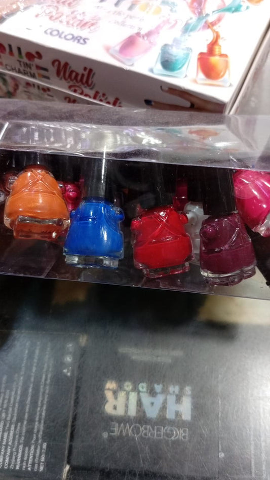 Peel off nail paints 24 pcs