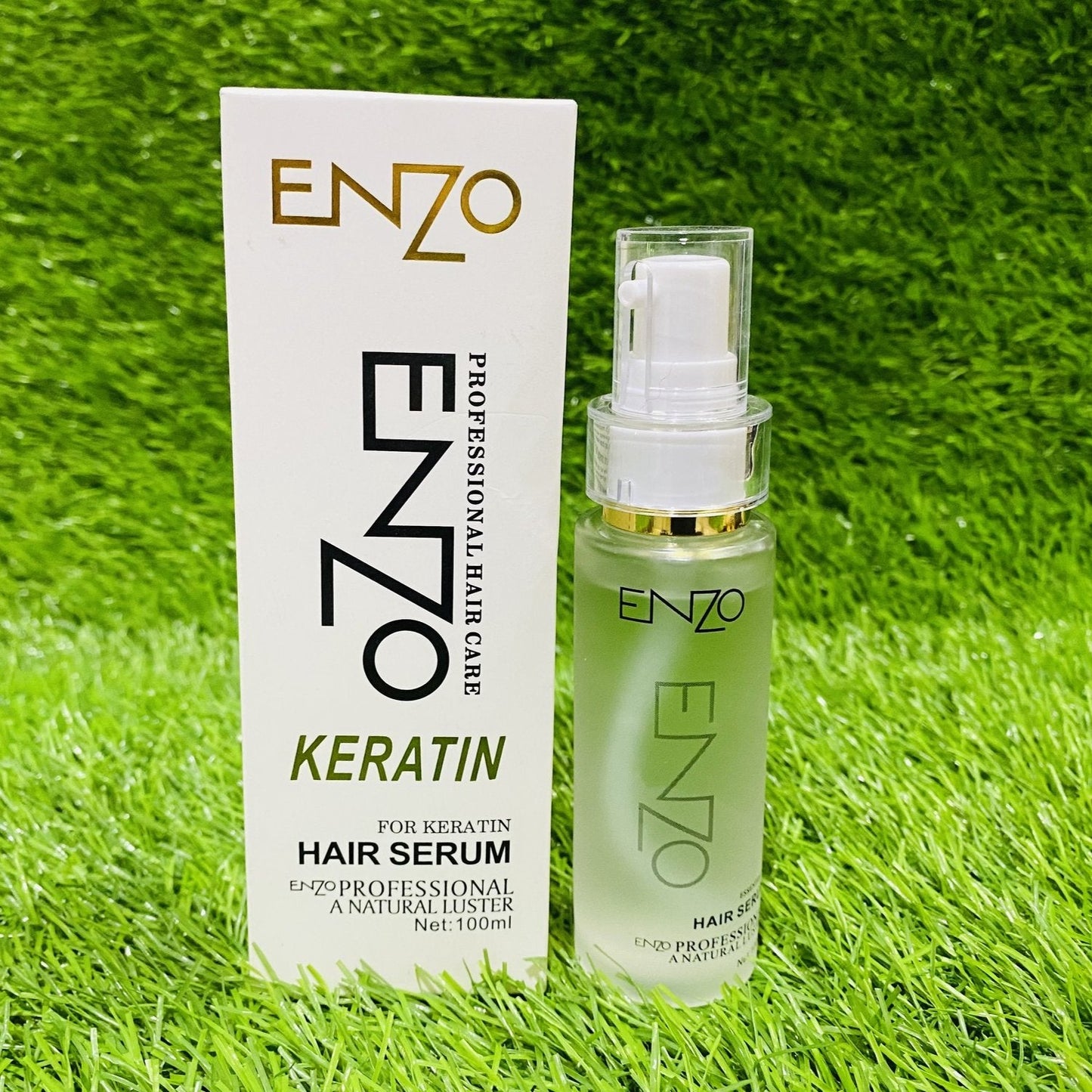 Smooth And Shiny keratin Hair Serum By ENZO 100% Original