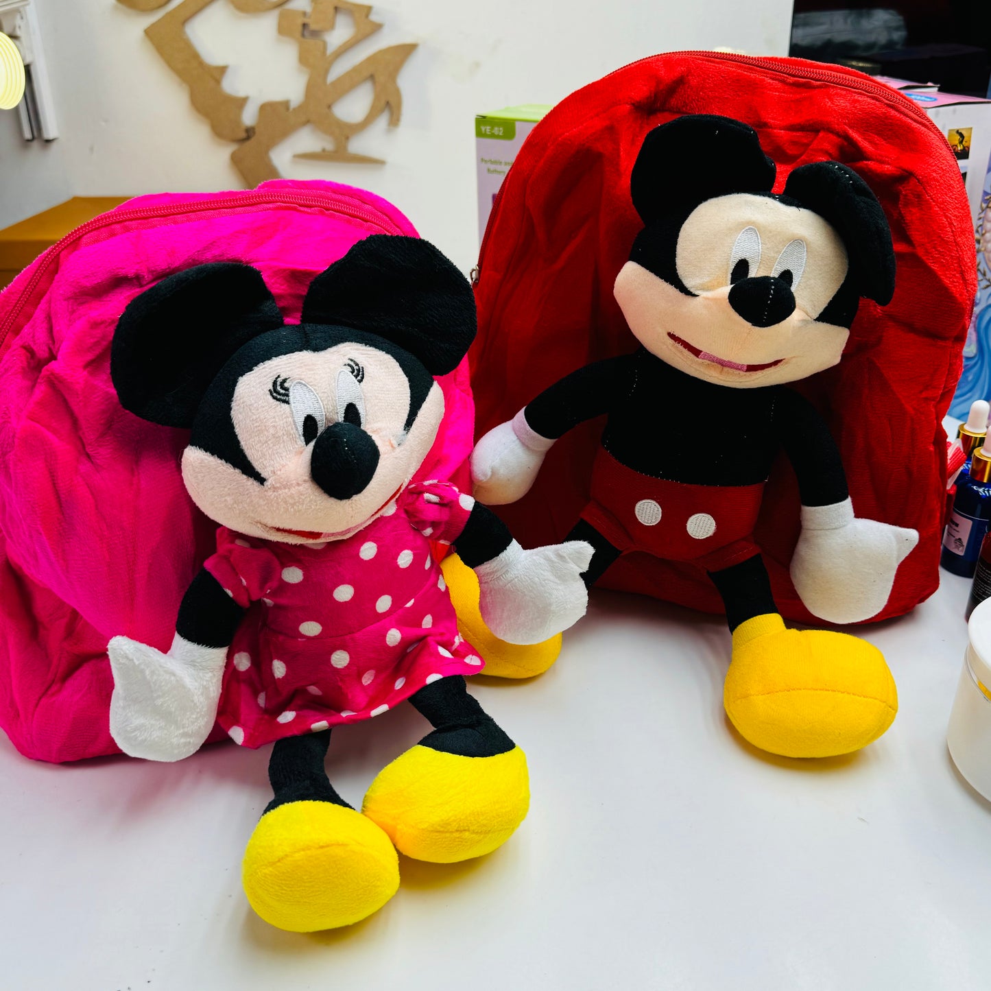 Mini and micky fluffy bag