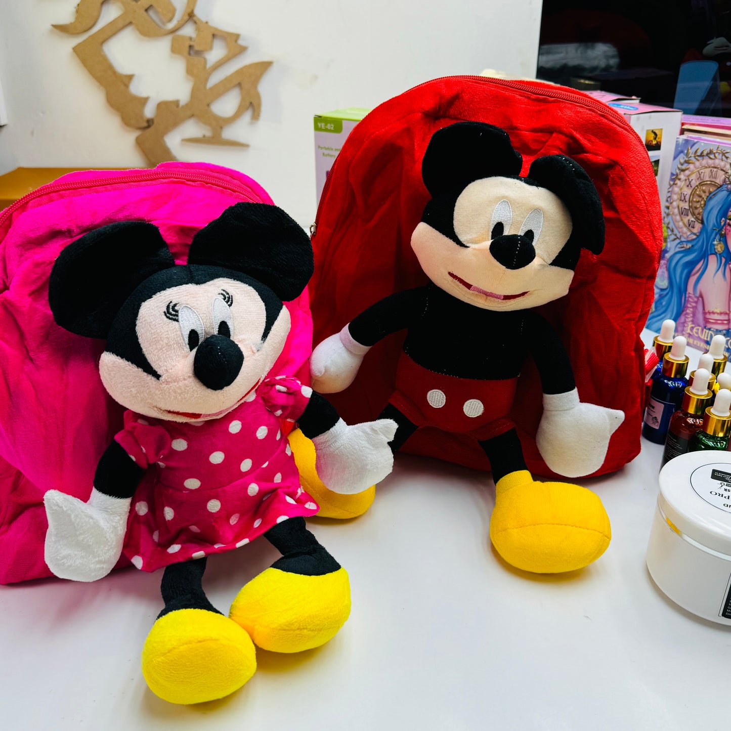 Mini and micky fluffy bag