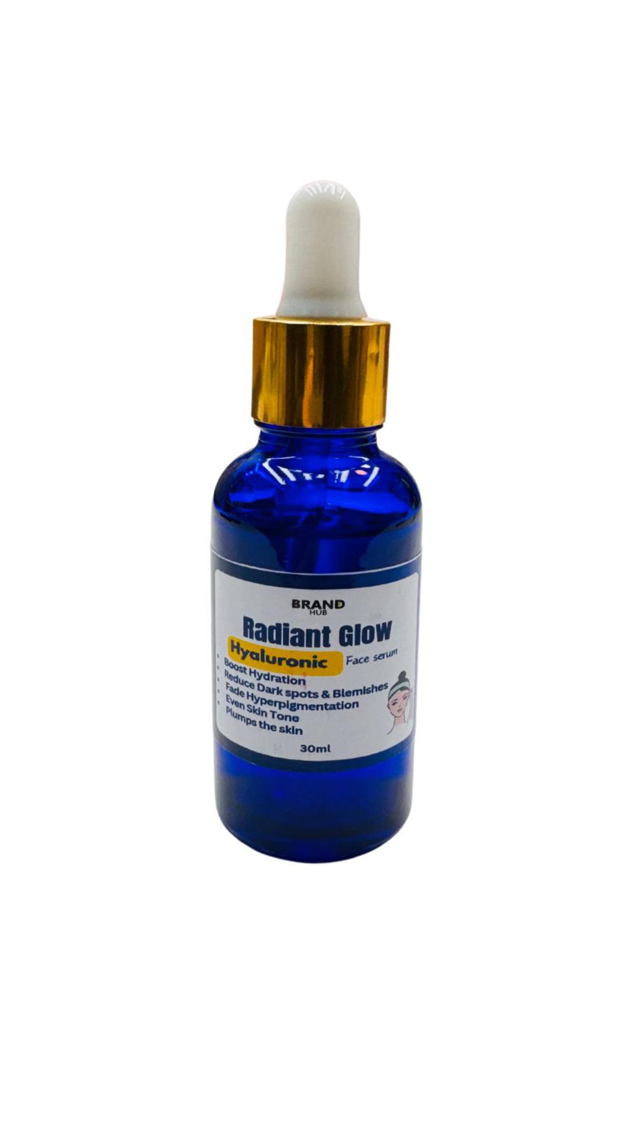 Radiant glow face serum