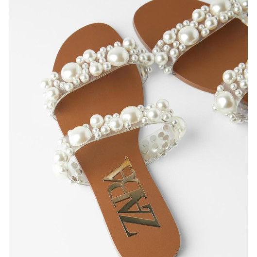 ZARA PEARL FLAT