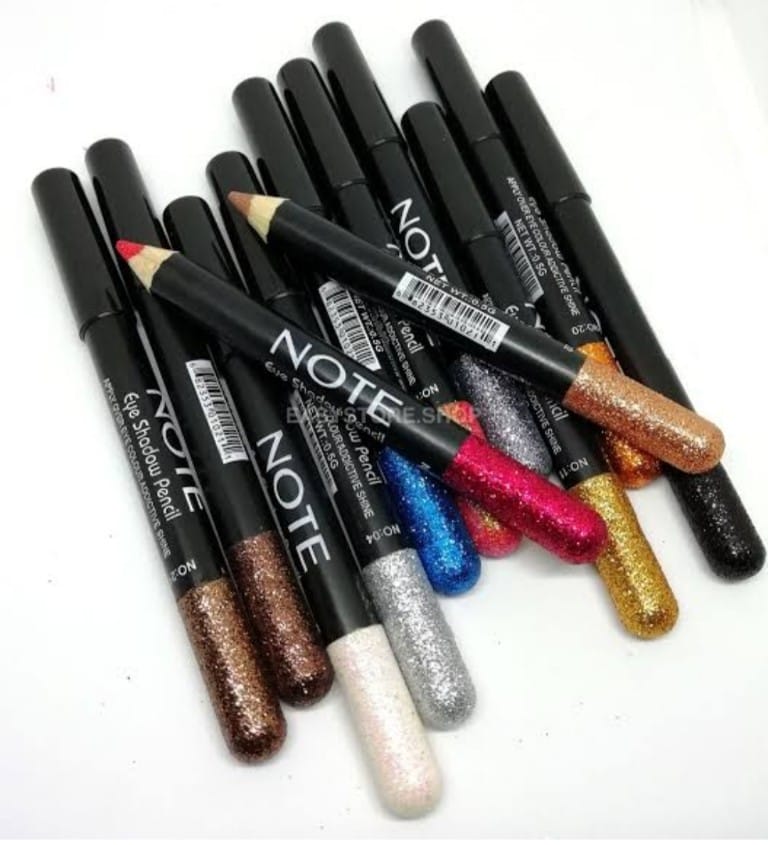 Note Eye Liner Glitter Pencils Pack of 5