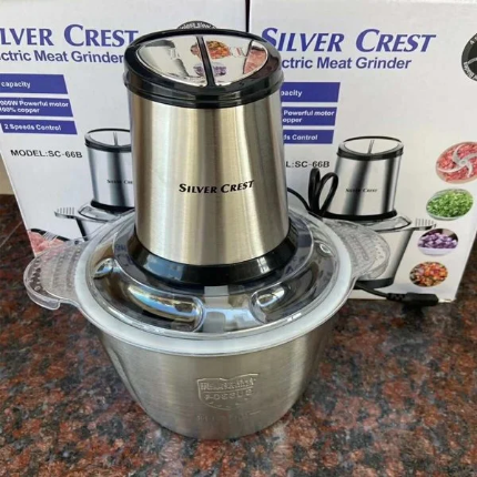 Silver Crest SC-01 Multi Functions Meat Chopper (3 Litr) Steel Bowl – 1000W brand silver crest