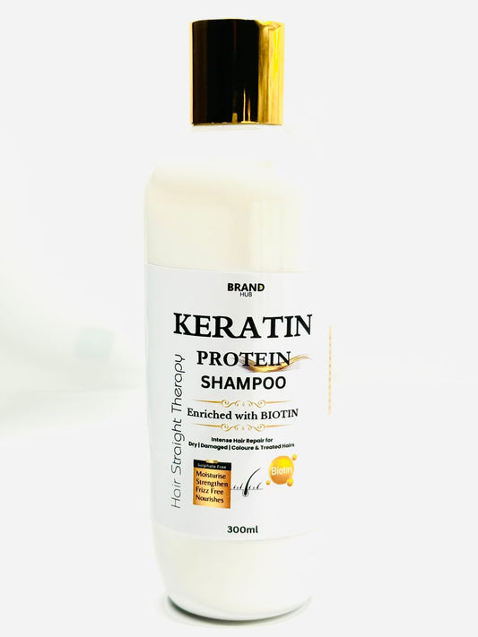 Keratin shampoo for straight hairs