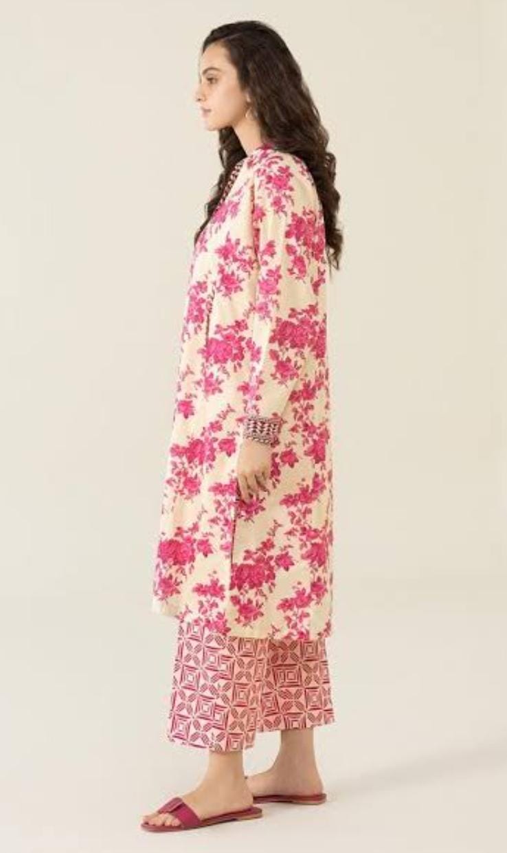 SapphireUnstitch printed Lawn Suit